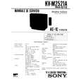 SONY KVM2521 Service Manual cover photo