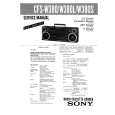 SONY CFSW380 Service Manual cover photo