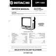 HITACHI CPT1444 Service Manual cover photo