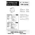HITACHI VMLCD2E Service Manual cover photo