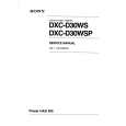 SONY DXC-D30WS Service Manual cover photo