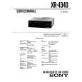 SONY XR-4340 Service Manual cover photo