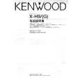 KENWOOD X-H9 Owner's Manual cover photo