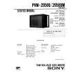 SONY PVM2950Q Service Manual cover photo