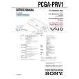 SONY PCGAPRV1 Service Manual cover photo