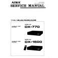 AIWA DX-1500 Service Manual cover photo