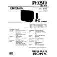 SONY KVX2541K Service Manual cover photo