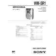 SONY WMSR1 Service Manual cover photo