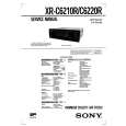 SONY XRC6210R Service Manual cover photo
