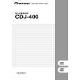 PIONEER CDJ-400/NKXJ Owner's Manual cover photo