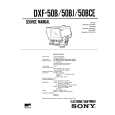 SONY DXF-50B Service Manual cover photo