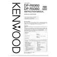 KENWOOD DPR6060 Owner's Manual cover photo