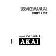AKAI GXC-760D Service Manual cover photo