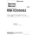 PIONEER RM-V2550S2/WL Service Manual cover photo