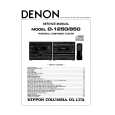 DENON D-1250 Service Manual cover photo