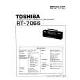 TOSHIBA RT7066 Service Manual cover photo