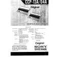 SONY CCP-04A Service Manual cover photo