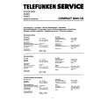 TELEFUNKEN COMPACT 2000CD Service Manual cover photo