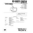 SONY KV8AD11 Service Manual cover photo