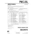 SONY PMC20L Service Manual cover photo