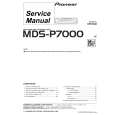 PIONEER MDSP7000 Service Manual cover photo