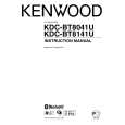 KENWOOD KDC-BT8041U Owner's Manual cover photo