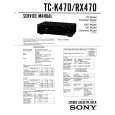 SONY TCRX470 Service Manual cover photo