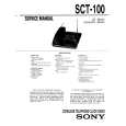 SONY SCT-100 Service Manual cover photo