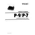 TEAC P-7 Service Manual cover photo