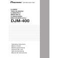 PIONEER DJM-400 Owner's Manual cover photo