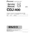 PIONEER CDJ-400/KUCXJ Service Manual cover photo