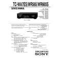 SONY TCWR565 Service Manual cover photo
