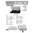 SONY PSLX320 Service Manual cover photo