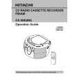 HITACHI CX38EBS Owner's Manual cover photo