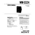 SONY WM-EX24 Service Manual cover photo