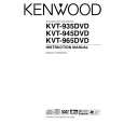 KENWOOD KVT-935DVD Owner's Manual cover photo