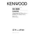 KENWOOD RXD-SV3MD Owner's Manual cover photo