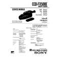 SONY CCDFX500E Service Manual cover photo