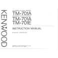 KENWOOD TM-701A Owner's Manual cover photo