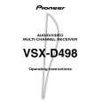 PIONEER VSX-D498 Owner's Manual cover photo