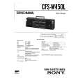 SONY CFSW450L Service Manual cover photo