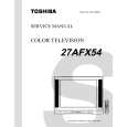 TOSHIBA 27AFX54 Service Manual cover photo