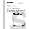 TOSHIBA MW30G71 Service Manual cover photo