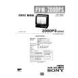 SONY PVM-2000PS Service Manual cover photo