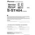 PIONEER SST404 Service Manual cover photo