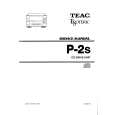 TEAC P2S Service Manual cover photo