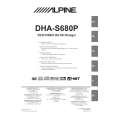 ALPINE DHA-S680P Owner's Manual cover photo