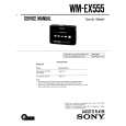 SONY WM-EX555 Service Manual cover photo