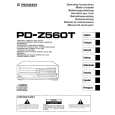 PIONEER PDZ560T Owner's Manual cover photo