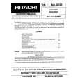 HITACHI 53SDX89BA Service Manual cover photo